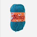 Schaffhauser Wolle NANCY Cotton Blend Textured Yarn Deep Turquoise NWT Vintage