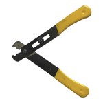 Vintage A. Miller Tool Co. Model 100 Adjustable Wire Stripper Cutter Yellow Good
