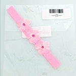 Mooncakes Baby Pink Eternity Petal Baby Girl Headband Handmade Seamless Soft NIP