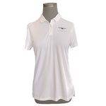 Nike Women's Genesis Open Victory Golf Polo M White Dri-Fit Performance NWT