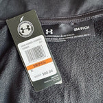 Under Armour Mens Micro Fleece Jacket S Full Zip Athletic Sweatshirt Logo NEW