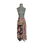 Minkpink Digital It Brown Multicolor Ornamental Print Boho Maxi Skirt S NWT $88