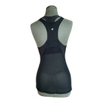 LULULEMON Bodycon Tank 4 Black Sheer Dot Support Sleeveless Athletic Top Bag VG