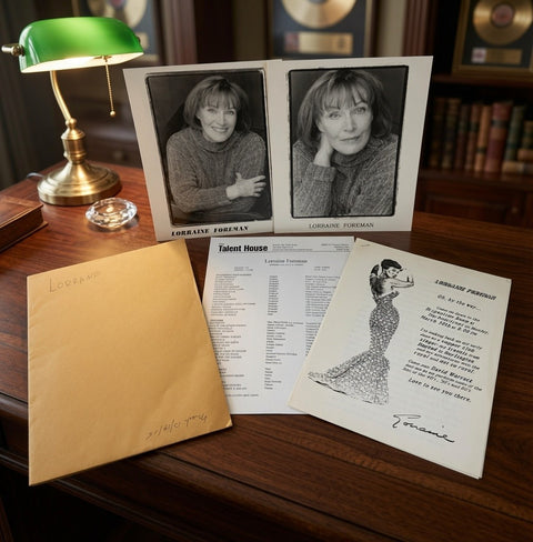 Vintage Lorraine Foreman Actress Press Kit Headshots Resume Talent House