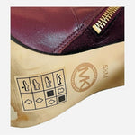 Michael Kors Sabrina Burgundy Leather Over-the-Knee Boots Size 5.5