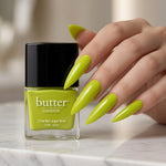 BUTTER LONDON JADED JACK Nail Polish Nail Lacquer Green Full Size 0.4 fl oz New