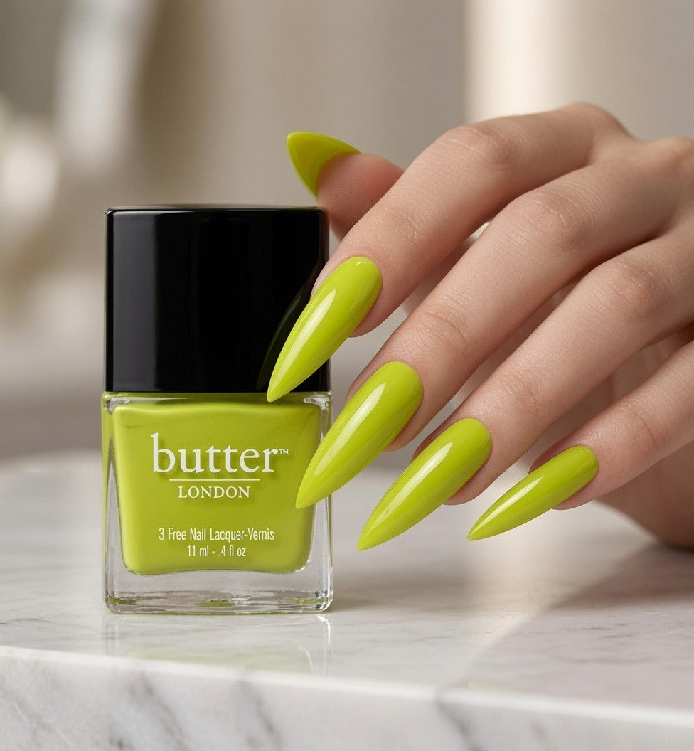 BUTTER LONDON JADED JACK Nail Polish Nail Lacquer Green Full Size 0.4 fl oz New