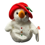 TY Beanie Baby Chillin Snowman Family Set 5pc Snowball Jingle Beanies NWT 2001