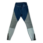 NIKE Women's Dri-FIT Mid Rise Training Compression Leggings Size S Blue Grey VG