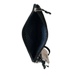Nautica Women’s Black Nylon Triple Zip Wristlet Clutch Bag Travel NWT