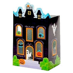 Set of 4 Haunted House Holographic Luminaries Halloween Decorations NIB