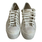 KEDS x KATE SPADE White Canvas Platform Lace-Up Sneakers Women’s Size 8.5