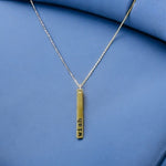 Women's Silver Tone WISH Pendant Necklace Adjustable Chain Costume Jewelry