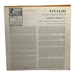 LP Antonio Vivaldi, Jean-Pierre Rampal - Six Flute Concerti, Opus 10