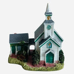 NIB Vintage Liberty Falls House Figurine PIONEER’S CHURCH Collectible Miniature