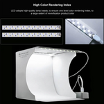 PULUZ Mini LED Portable Photo Studio Light Box Tent with 6 Color Backdrops EXC