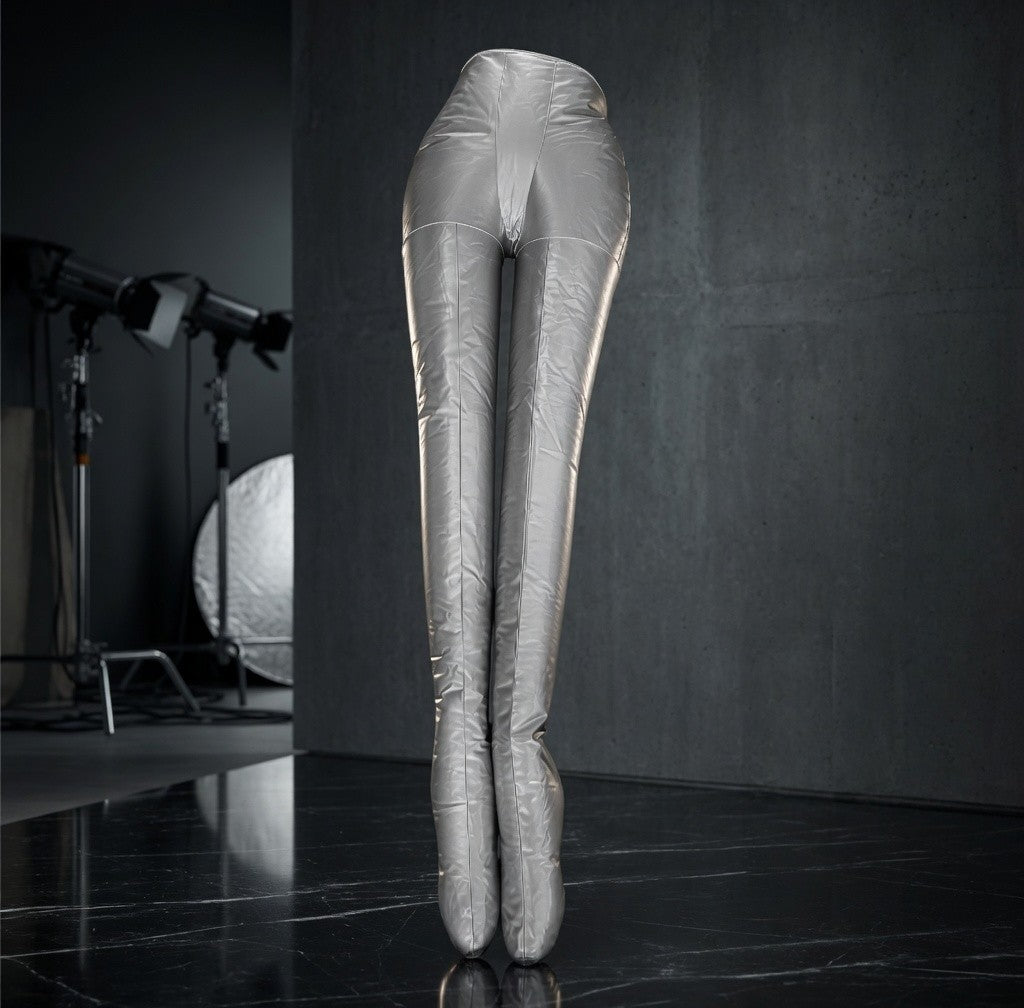 Inflatable Female Half Body Legs Mannequin PVC Stocking Legging Display 46" VG