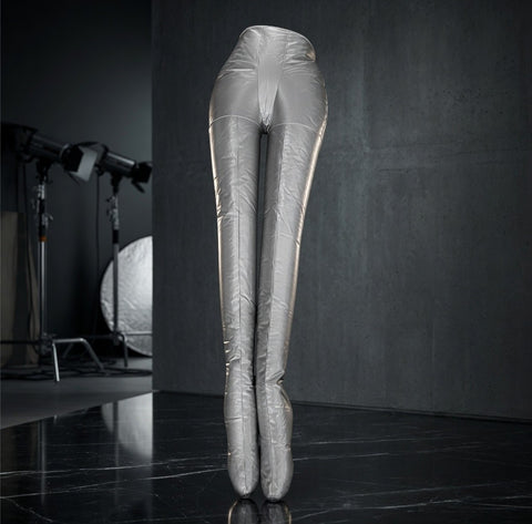 Inflatable Female Half Body Legs Mannequin PVC Stocking Legging Display 46" VG
