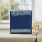 Sensations Cobalt Blue Beverage Napkins 40ct NIP Creative Converting USA