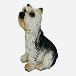 Dog Mate Terrier Puppy Figurine 4" Sitting Dog Resin Sculpture Vintage VG