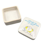 Ziggy & Fuzz Tom Wilson Ceramic Trinket Box 3" Japan Vintage "Favorite Things"