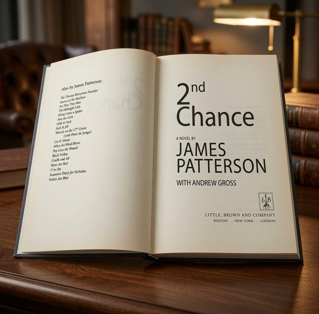 2nd Chance by James Patterson Andrew Gross 2002 1st Ed HC No DJ VG