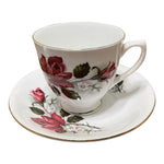 Vintage ROYAL KENT Bone China Set Tea Cup & Tea Saucer Porcelain Set
