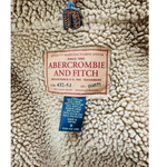Abercrombie & Fitch Women's Denim Trucker Jacket Size S Sherpa Lined Blue VG