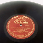Jascha Heifetz Introduction And Tarantelle Victrola 74626 12" Shellac Record G+