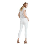Lucky Brand Lolita White Cotton Denim Straight Fit Capri Jeans Womens Sz 8/29 VG
