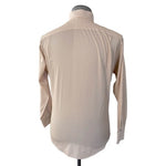 Nordstrom Men's Tan Cotton Button Front Dress Shirt 15-32 Wrinkle Free VG