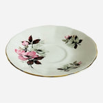 Vintage ELIZABETHAN Fine Bone China Floral Tea Saucer 5.5" Made in England VG