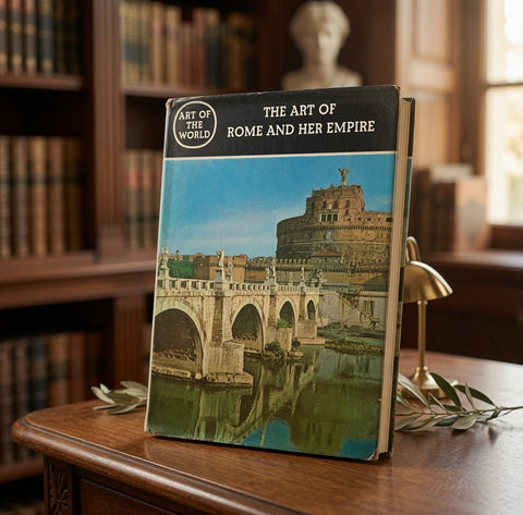 Art of the World The Art of Rome and Her Empire Hardcover Vintage Art Book G+