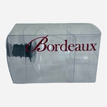 Bordeaux Wine Aerator Glass Bottle Cork Pourer Stopper Preserver Transparent NIB