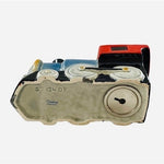 Vintage GOEBEL W Germany Train Engine Ceramic Piggy Bank 6x4x3" Red Blue Black