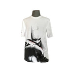 BATMAN Arkham City Graphic T-Shirt Cotton White Men’s XL Superhero Tee NIB