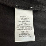 CUPIO Women's Black V-Neck Sweater Size M Modal Spandex Long Sleeve Pullover VG