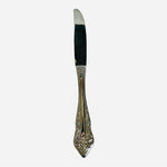 Wallace Antique Baroque Stainless Steel Dinner Knives Set of 4 Made in Indonesia