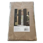 Mirror Mirror Homewear Blackout Curtains Taupe Brown Geometric 40x90 4 Panel Set