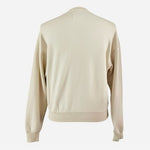 Ninth Hall Fundamentals Men's Cream Crewneck Sweatshirt S Organic Cotton VG