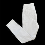 Ann Taylor LOFT White Curvy Skinny Mid Rise Cotton Spandex Jeans Sz 29/8 VG