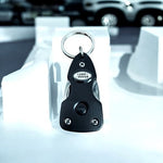 Land Rover Souvenir Black Metal Multi Tool Keychain with Flashlight Gift NIB