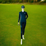 Nike 2015 U.S. Open Chambers Bay Golf Shirt S Black Dri-Fit Long Sleeve Polo EXC