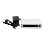 NETGEAR GS205 5-Port Gigabit Ethernet Switch Compact Desktop Splitter Used