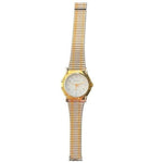 Vintage Oleg Cassini Silver-Gold Stainless Steel Women's Watch Certificate New
