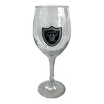 Las Vegas Raiders 2006 Wine Glass 12oz Stemmed NFL Logo Collectible Memorabilia