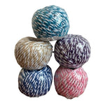 5 Pack Michaels Duo Color Jute Twine Rope Green Natural Craft Gift Wrapping NIP