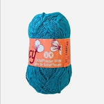 Schaffhauser Wolle NANCY Cotton Blend Textured Yarn Deep Turquoise NWT Vintage