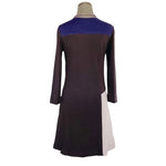 D'Andrea Donna Walter Duchini Italian Zip Fit Flare Midi Dress M Wool Colorblock
