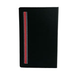 Carrera Eyewear Journal Notebook Black Red White Ribbon Marker 5x8.25" New